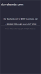 Mobile Screenshot of dunehands.com