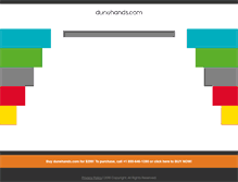 Tablet Screenshot of dunehands.com